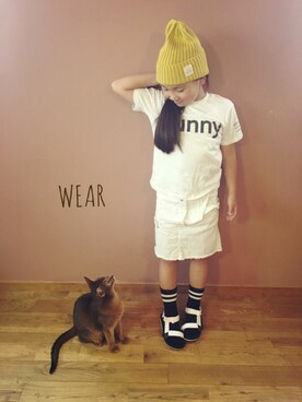 「マヨコーデ」｜&Nさん（キッズ・120cm）の春コーディネート