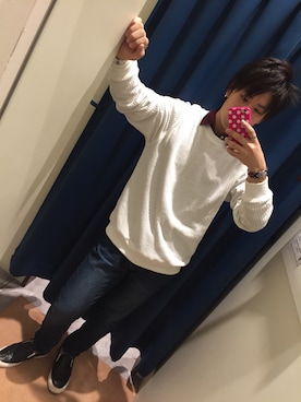 「アイテム（バングル/リストバンド）」を使った、たまけんさん（メンズ・171cm・20代）の秋コーディネート