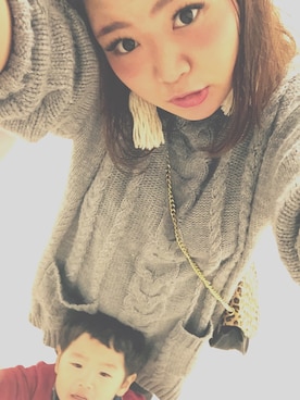 「アイテム（ピアス（両耳用））」を使った、nappi-♡さん（レディース・160cm・30代）の秋コーディネート