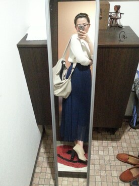 「STUDIOUS（ステュディオス）のアイテム（ブーティ）」を使った、エ リ コさん（レディース・158cm）の春コーディネート