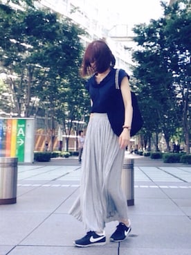 「Salon de la Trinite'/D'issy（サロン デュ ラ トリニーテ/ディッシー）のアイテム」を使った、おまきさん（レディース・157cm）の夏コーディネート