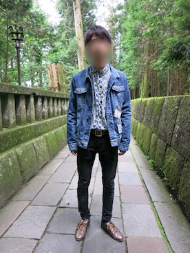 「文化服装学院」｜「アイテム（ジャケット/アウター）」を使った、J/®⚪︎さん（メンズ・172cm）の秋コーディネート