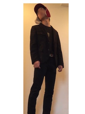 「JUNYA WATANABE MAN（ジュンヤワタナベマン）のアイテム（テーラードジャケット）」を使った、J/®⚪︎さん（メンズ・172cm）の秋コーディネート