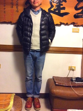 「RED WING SHOES（レッドウィング）のアイテム（その他シューズ）」を使った、yoyodanser1さん（メンズ・171cm）の冬コーディネート