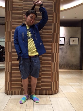 「and wander」｜伊藤さん（メンズ・165cm・20代）の春コーディネート