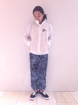 「and wander（アンドワンダー）のアイテム（ブルゾン）」を使った、伊藤さん（メンズ・165cm）の秋コーディネート