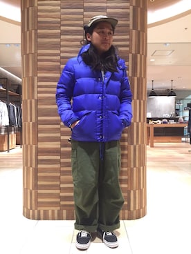「WILD THINGS（ワイルドシングス）のアイテム（キャップ）」を使った、伊藤さん（メンズ・165cm）の秋コーディネート