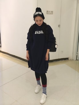 「iT（イット）のアイテム（シューズ）」を使った、athena*何静さん（レディース・163cm）の冬コーディネート