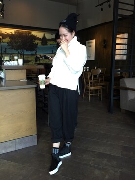 「iT（イット）のアイテム（シューズ）」を使った、athena*何静さん（レディース・163cm）の冬コーディネート