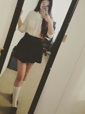 「IMAGE（イマージュ）のアイテム（スカート）」を使った、sandyさん（レディース・165cm）の春コーディネート