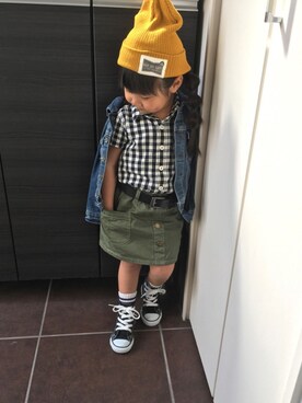 hiiiiさん（キッズ・90cm）の春コーディネート