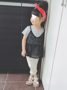hiiiiさん（キッズ・100cm）の春コーディネート