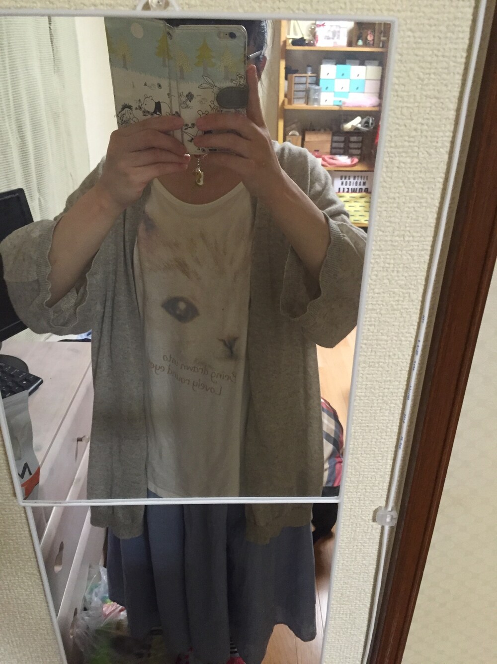 「SM2、earth music&ecology、楽チンコーデ」｜「earth music&ecologyのアイテム（Tシャツ/カットソー、その他）」を使った、Mi*さん（レディース・151cm）の秋コーディネートの1枚目の写真