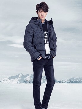 「daily look」｜「アイテム（マウンテンパーカー）」を使った、CLRIDE.nさん（メンズ・180cm）の秋コーディネート