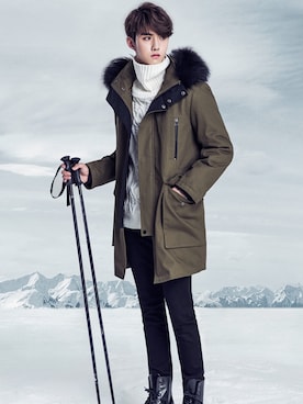 「daily look」｜「アイテム（マウンテンパーカー）」を使った、CLRIDE.nさん（メンズ・180cm）の秋コーディネート