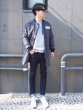 「daily look」｜「アイテム（その他アウター）」を使った、CLRIDE.nさん（メンズ・175cm）の春コーディネート