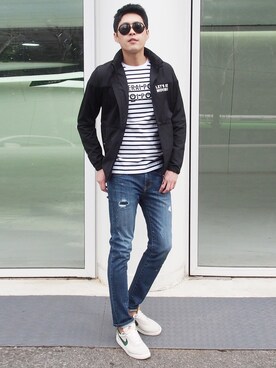 「daily look」｜「アイテム（その他アウター）」を使った、CLRIDE.nさん（メンズ・173cm）の春コーディネート