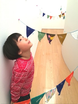 「ミナペルホネン」｜「アイテム（その他）」を使った、☆Nic☺︎さん（キッズ・110cm）の秋コーディネート