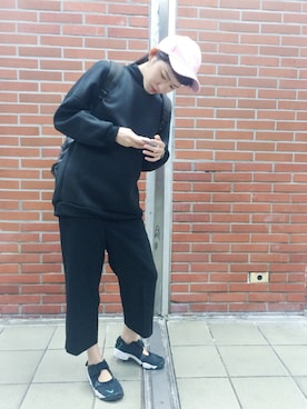 「nike rift」｜Nさん（レディース・165cm）の冬コーディネート