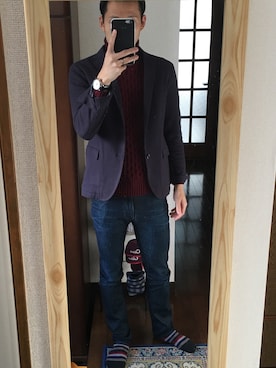 TaijiSekiさん（メンズ・178cm）の秋コーディネート