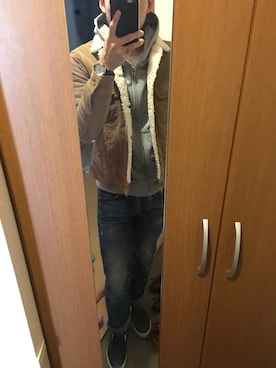 「SHIPS JET BLUE（シップスジェットブルー）のアイテム（その他アウター）」を使った、TaijiSekiさん（メンズ・178cm）の冬コーディネート