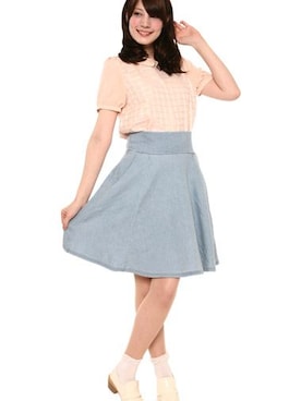 「オーガンジー」｜「アイテム（その他シューズ）」を使った、m.m.m onlineさん（レディース・165cm）の夏コーディネート