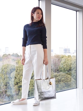 NBB STAFF 09さん（レディース・157cm）の冬コーディネート