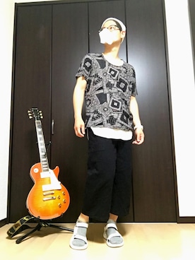 「MALAIKA（マライカ）のアイテム（パンツ）」を使った、kazkiさん（メンズ・172cm）の夏コーディネート