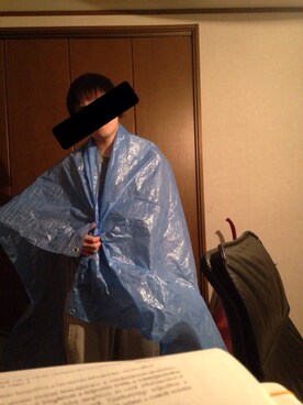 「DAISO（DAISO）のアイテム（その他アウター）」を使った、徒長さん（メンズ・178cm）の冬コーディネート