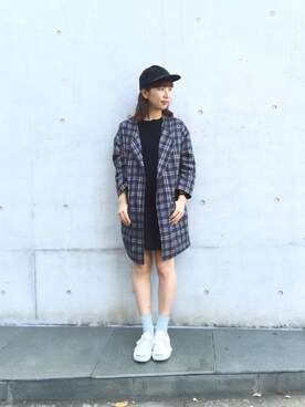 「CONVERSE（コンバース）のCONVERSE コンバース ジャック パーセル / JACK PURCEL（スニーカー）」を使った、umemoto seikaさん（レディース・160cm）の秋コーディネート