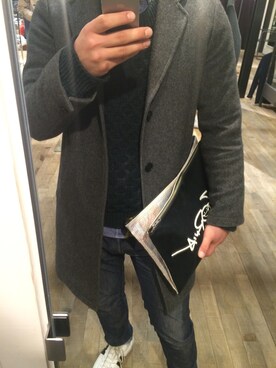 「JACOB JENSEN（ヤコブイェンセン）のアイテム」を使った、solさん（メンズ・171cm）の冬コーディネート