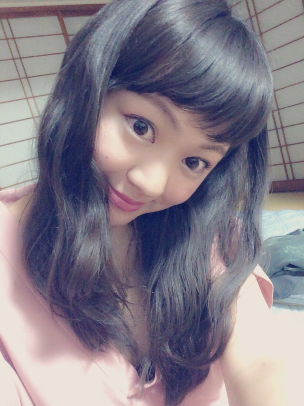 「hairchange、new、STYLE、ZARA、onepiece、like、Dayoff」｜「ZARAのアイテム（ワンピース、ピンク系）」を使った、Annyさん（レディース・164cm）の秋コーディネートの1枚目の写真