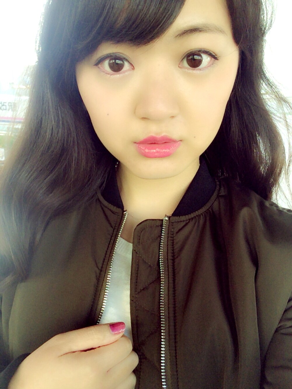「MA1、ZARA、Dayoff、shibuya、now、friends、chatting」｜「ZARAのアイテム（ブルゾン、その他）」を使った、Annyさん（レディース・164cm）の冬コーディネートの1枚目の写真