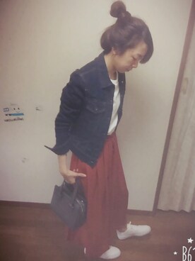 「NIKE（ナイキ）のNIKE/ナイキ グランドテラス 654495（スニーカー）」を使った、shoooooookoさん（レディース・156cm）の春コーディネート