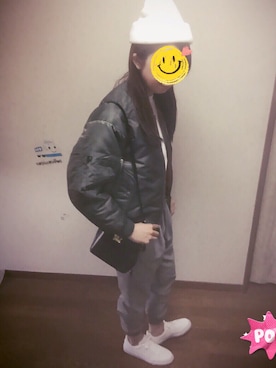 「NIKE（ナイキ）のNIKE/ナイキ グランドテラス 654495（スニーカー）」を使った、shoooooookoさん（レディース・156cm）の春コーディネート