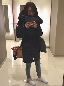 「NIKE（ナイキ）のNIKE/ナイキ グランドテラス 654495（スニーカー）」を使った、shoooooookoさん（レディース・156cm）の春コーディネート