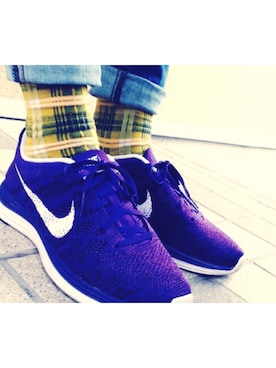 「Nike flyknit」｜ぱ ぴ こさん（レディース・166cm）の冬コーディネート