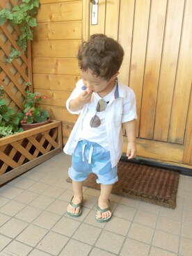 ♡asahi_66♡さん（キッズ・80cm）の夏コーディネート
