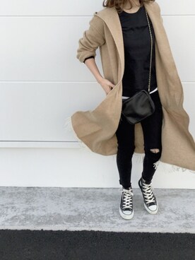 「PHEENY（フィーニー）のアイテム（ジャケット/アウター）」を使った、♡asahi_66♡さん（レディース・160cm）の冬コーディネート