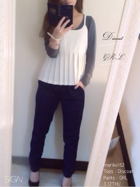 「Discoat」｜maririnさん（レディース・152cm）の春コーディネート