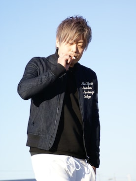 「SAINT LAURENT PARIS（サンローランパリ）のアイテム（スウェット）」を使った、holidaycottageさん（メンズ・178cm）の冬コーディネート
