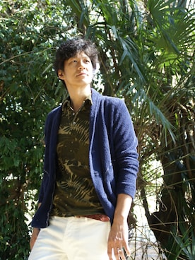 「DESIGNWORKS（デザインワークス）のアイテム（パンツ）」を使った、holidaycottageさん（メンズ・182cm）の春コーディネート