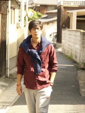 「SOLCA（ソルカ）のアイテム」を使った、holidaycottageさん（メンズ・183cm）の夏コーディネート