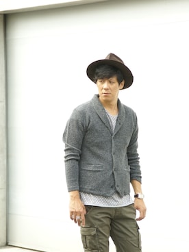 「STAG（スタッグ）のアイテム」を使った、holidaycottageさん（メンズ・183cm）の夏コーディネート