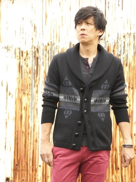 「DELAY by Win & Sons（ディレイバイウィンアンドサンズ）のアイテム（トップス）」を使った、holidaycottageさん（メンズ・183cm）の秋コーディネート