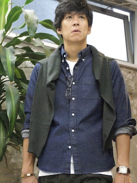 「FREESEAM（フリーシーム）のアイテム」を使った、holidaycottageさん（メンズ・183cm）の秋コーディネート