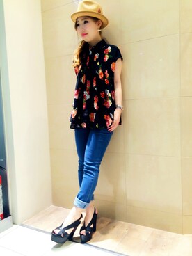 もっちさん（レディース・153cm）の夏コーディネート