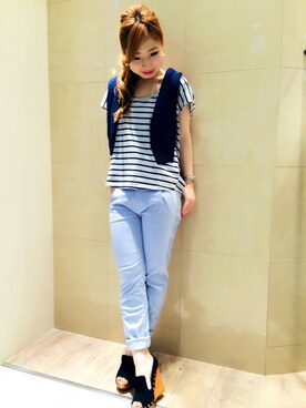 もっちさん（レディース・153cm）の夏コーディネート