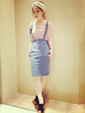 もっちさん（レディース・153cm）の夏コーディネート