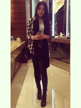 「short boots」｜Meiannaさん（レディース・162cm）の冬コーディネート